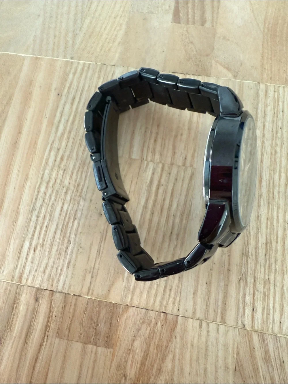 OLEVS black classic watch NEW BATTERY